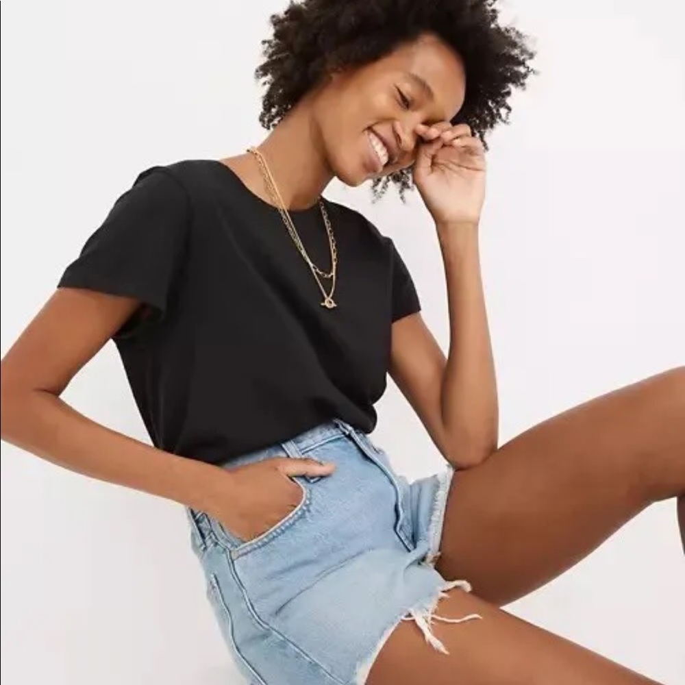 Madewell Women’s The Perfect Jean Short Color Hedrick Size 27